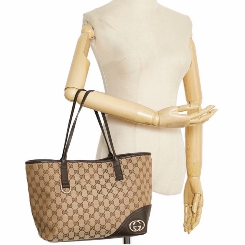 Gucci Brown and Tan Shoulder Bag - Picture 2 of 12